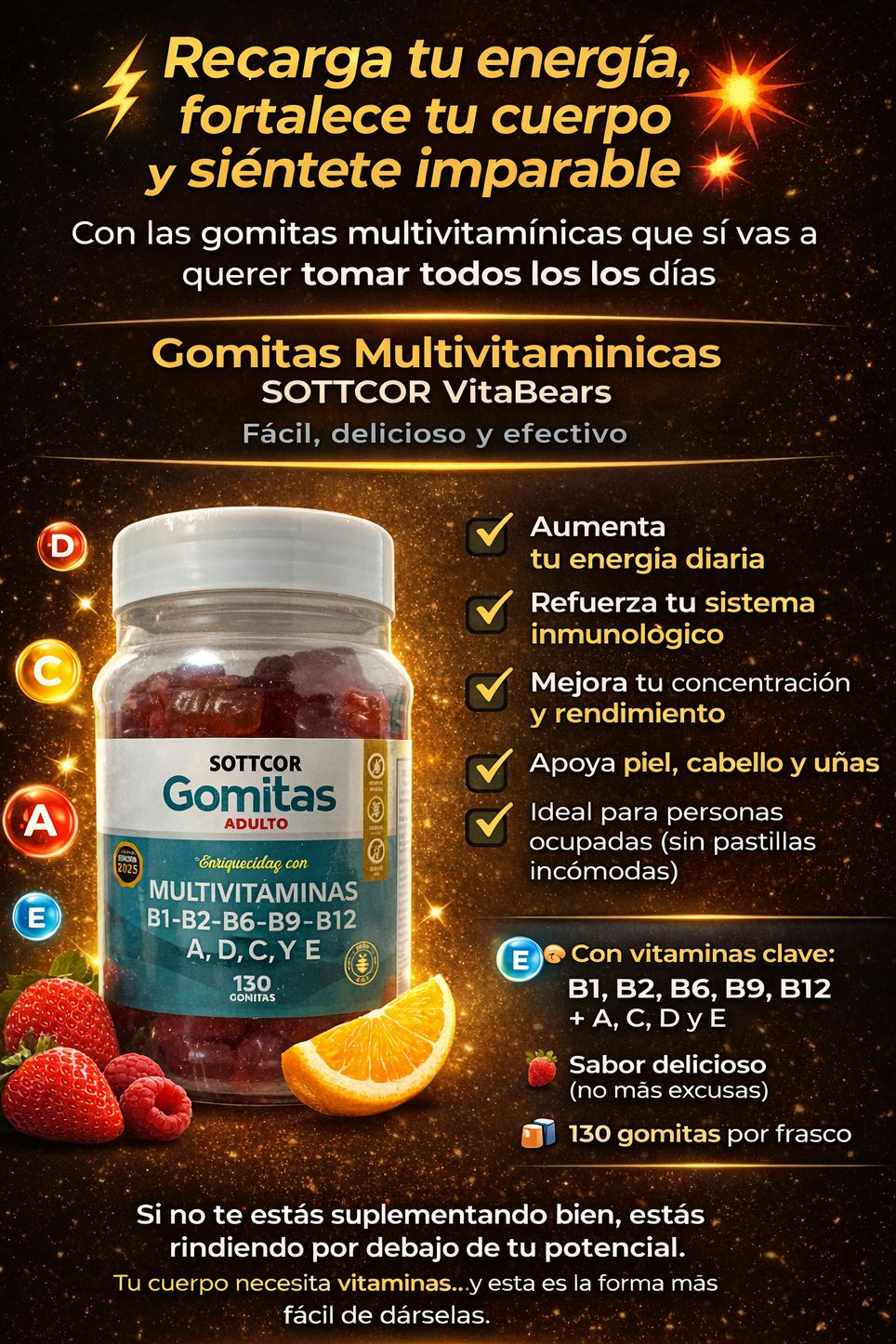 Vitaminas en gomitas SOTTCOR VitaBears