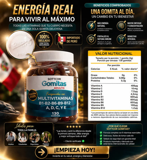 Vitaminas en gomitas SOTTCOR VitaBears